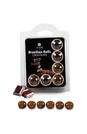 SET 6 BRAZILIAN BALLS CHOCOLATE