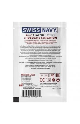 SWISS NAVY 4 IN 1 CHOCOLATE SENSATION 5 ML - Imagen 1